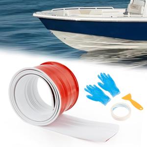 PSLER Keel Guard for Fiberglass Boat 5 Self-Adhesive Keel Protector to Withstand Rocks, Slopes,6FT Length,Fit Under 18 FT Boat