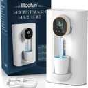 Hoofun Automatic Mouthwash Dispenser for Bathroom, 18.26Oz Wall Mounted Mouth Wash Dispensers with Magnetic Cups, 3 Dispensing Level, Electric Mouthwash Pump for Kids Adult, Bathroom Accessories White