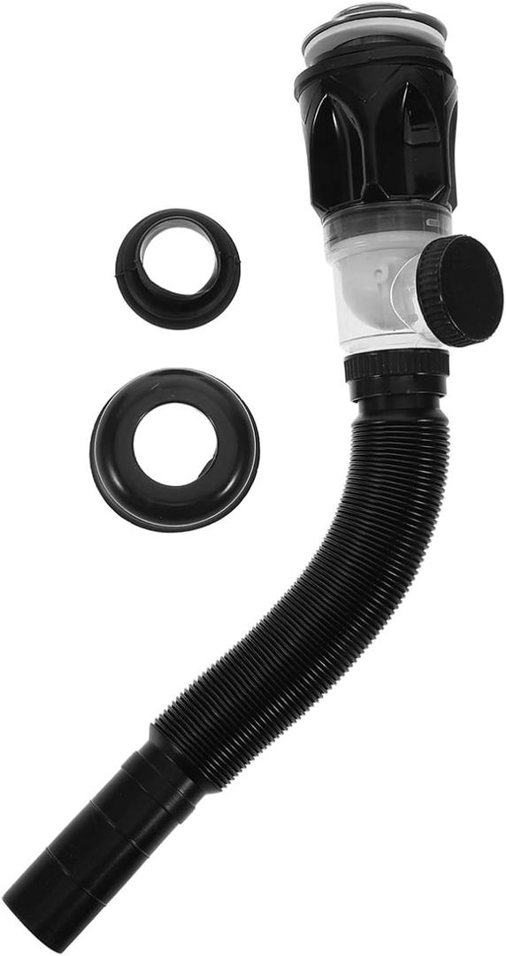 Flexible Drain Pipe for Sink Leakproof Design Universal Fit Heat Resistant Material Simple Elegant