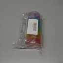 Weekly Pill Organizer 7 Day 2 Times A Day Pill Case Portable Storage Pill Box of Daily Fill Medicine Separated Pill Cases Rainbow Design