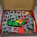 Einailvk Train Set for Toddlers 2-4, Christmas Train Set for Around The Tree, Electric Toddler Toys with Music, Light, Track, Puppet, Barn, Birthday for 1 2 3 4 Years Old Baby Boy Girl