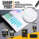 5-Pack Printer Ink Cartridges 215 Ink Cartridges 3 Black and 2 Tri-Color | Easy-to-Install Inkjet Printer Cartridge Replacements | Sharp Text & Vivid Colors, Combo Pack for Home & Office Printing