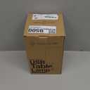 Yarra-Decor Bedside Lamp with USB Port - Touch Control Table Lamp for Bedroom 3 Way Dimmable Nightstand Lamp with Round Grey Fabric Shade for Living Room, Dorm, Home Office (LED Bulb Included) (Gray)