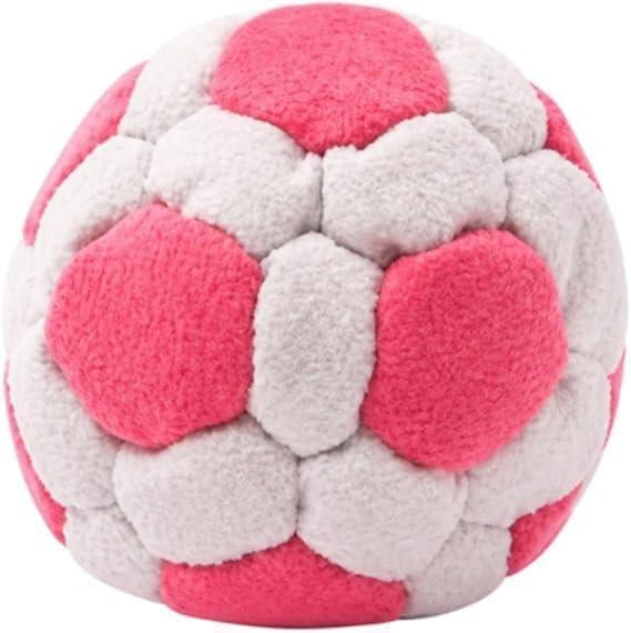 2 x Soccer Hackys Footbag Sacks, Soft Plush Footbags for Adults,Durable Fleece Juggling Balls, for Foot Coordination Training, Stress Relief Toy, Design for Indoor & Outdoor Play