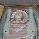 5 in 1 Foldable Baby Walker,Activity Baby Walker-Baby Bouncer,Rocker,Activity Center,Seat and Push Walker,Detachable Footrest Mat,Adjustable Speed Rear Wheels and Height,Ages 6-18 Months (Light Green)