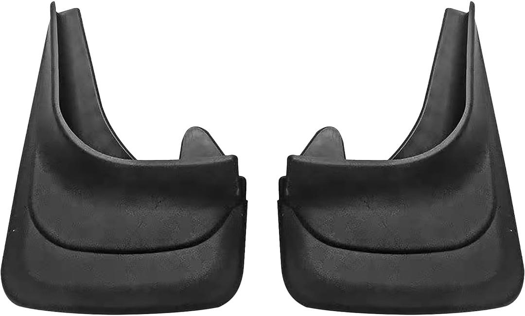 2 PCS Tire Rear Trim, 8.27 x 12.6In Mud Flaps, Guards Auto Car Accessories, Universal for Most Cars (Black)