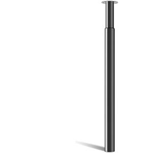 Adjustable Table Legs 28"-43" - 1 Pc Breakfast Bar Legs, Kitchen Worktop Support Legs, Office Desk Legs, Heavy Duty Metal Sturdy Steel Frame,Black
