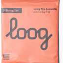 Loog Guitar Strings (Silver, Pro Acoustic Guitar)