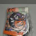 106 PCS Halloween Party Supplies Holiday Party Decorations Includes Plates, Napkins, Cups, Hanging Swirls, Tablecloth, Banner for Halloween Birthday Party Decorations, Serves 24