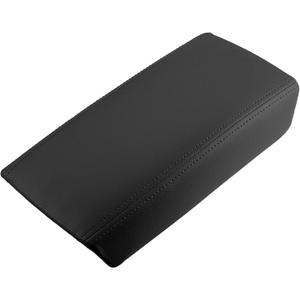 X AUTOHAUX Car Center Console Lid Armrest Seat Box Cover Protector for Honda Accord 7th 2003-2007 Armrest Cover Pad Faux Leather Black