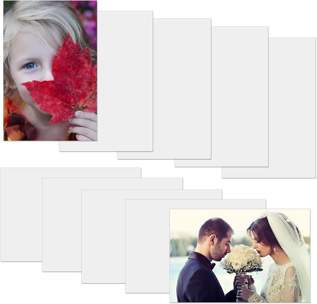 ToBeAce 10 Pcs Sublimation Metal Photo Blanks 11"x17", Large Aluminum Sublimation Sign Blanks, 0.45mm Thick Aluminum Sheet Blank for DIY, Frame, Gifts, Wall Art, Home Decor
