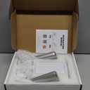 Fingerprint Door Lock with Smart APP,Fingerprint Door Knob,Biometric Door Knob Keyless Entry Door Lock with Tuya for Home/Bedroom/Office/Apartment/Airbnb Siver (Silver)