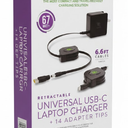 Retractable Universal USB C Laptop Charger