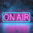 SYLHOME On Air Led Neon Light Sign Home Bedroom Man Cave Game Room Bar Pub Studio Club Wall Sign Decor Birthday Christmas Party Decoration 15.75" X 9.84" USB