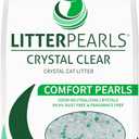 Litter Pearls Crystal Clear Unscented Non-Clumping Crystal Cat Litter with Odorbond, 7 lb