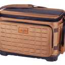 Plano Guide Series Tackle Bag 3700 | Premium Tackle Storage with No Slip Base and Included stows, Khaki with Brown and Black Trim