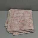 Rug Runners for Hallways Non Slip - 2x8 Runner Rug for Bedroom, Washable Runner with Rubber Backing, Soft Low-Pile Carpet for Kitchen, Laundry, Bathroom (2'x8', Pink/Ivory)