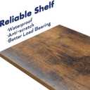 NUMENN Narrow Bookshelf, 5 Tier Bookshelves, Home Office Bookcase Shelf Storage Organizer, Free Standing Storage Shelving Unit for Bedroom, Living Room and Home Office, Vintage