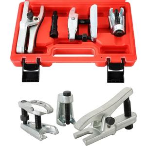NYXOVA 3PCS Universal Ball Joint Separator, Tie Rod End Tool Pitarm Arm Puller for Front End Service, Heavy Duty Ball Joint Puller Removal Tool, Ball Joint Removal Tool Kit with Case