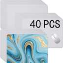 40 PCS White Mouse Pad 3mm Thick for Heat Press Printing,Bulk Mousepad Blanks for Heat Transfer Crafts 22x18x0.3CM