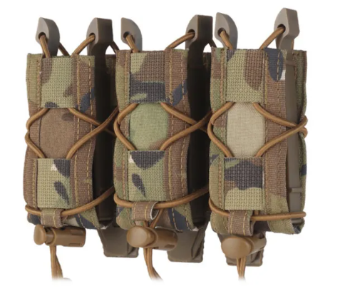 Tactical Mag Pouch Triple Tiger Short Type Multi-function Tool Holder Quick Pull Lightweight Tactical Mag Carrier MG-79
