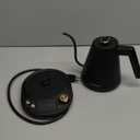 Elite Gourmet EKT3001 1L Digital Water Kettle, 304 Stainless Steel Interior, Programmed Temperatures, Keep Warm Function, Cordless, 360° Base, Auto Off & Audible Indicator, Matte Black