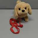 KSABVAIA Plush Golden Retriever Toy Puppy Electronic Interactive Dog - Walking, Barking, Tail Wagging, Stretching Companion Animal for Kids Toddlers