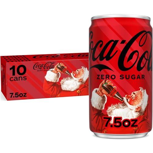 2 x Coca-Cola Coke Zero Sugar Diet Soda, 10 Pack Best By Aug 11 2025