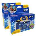 1 Shot Waterproof Disposable Camera - 35mm Underwater - 27 Exposures - ASA/ISO400 Color Film - Single-Use for Vacation, Snorkeling, Watersports - 1-Pack