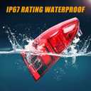 RANSOTO Right Passenger Side Tail Light Compatible with 2005-2015 Toyota Tacoma Tail Lamp with Harness and Bulbs Replace 8155004150