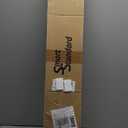 SMARTSTANDARD 6 Feet Heavy Duty Sliding Barn Door Hardware Kit, 4FT - 18FT, Black, Smoothly and Quietly, Simple and Easy to Install, Fit 36" Wide Panel (Industrial Bigwheel Hangers)