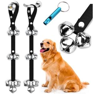 BLUETREE 2 Pack Dog Doorbells Premium Quality Training Potty Great Dog Bells Adjustable Door Bell Dog Bells for Potty Training Your Puppy The Easy Way - 7 Extra Large Loud 1.4 DoorBells