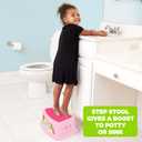 Disney Princess Loving Life Step Stool - Kids Step Stool, Potty Training, Non-Slip, Bathroom, Kitchen, Lightweight