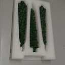 Homemory 3 PCS Flameless Taper Candles with 6-Hours Timer, 9.7 Inches Christmas Tree Candlesticks, Real Wax Battery Operated Window Candles with 3D Flickering Flame for Fireplace Christmas