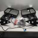 Towing Mirrors Black 2003-2006 for Chevy Silverado for GMC Sierra Pickup All Models Driver and Passenger Side