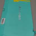 UBOTIE Colorful Computer Wireless Keyboards Mouse Combos, Typewriter Flexible Keys Office Full-Sized Keyboard, 2.4GHz Dropout-Free Connection and Optical Mouse (Green-Colorful)