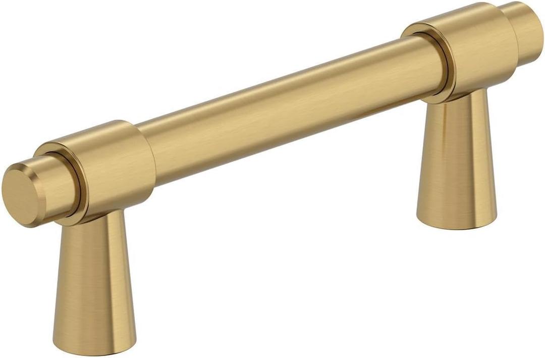 Amerock BP37370CZ | Champagne Bronze Cabinet Pull | 3 in (76 mm) Center-to-Center Cabinet Handle | Destine | Drawer Pull | Kitchen Cabinet Handle | Furniture Hardware