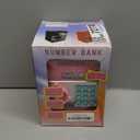 Piggy Bank Electronic Mini ATM for Kids Baby Toy, Safe Coin Banks Money Saving Box Password Code Lock for Children,Boys Girls Best Gift(Deep Pink)