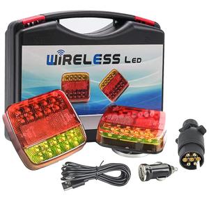 Wireless LED Rear Lights for Trailer, Wireless Trailer Light, Wireless Trailer Lights, Magnetic Mounts, Wireless Trailer Light for Trailers, Trucks, Caravans or Trucks