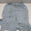 WiWi Women's Pajama Pants Bamboo Viscose Super Soft Wide Leg Palazzo Lounge Yoga Cooling Sleep Bottoms with Pockets, Dusty Blue, L