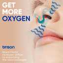 Brison Nasal Dilators for Breathing and Sleeping - 2 Pack Anti Snoring Nose Vents Opener for Better Breathing Sleeping and Activity Improves Airflow - 2pcs Soft-Hard