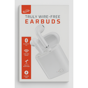 iLive Truly Wire-Free Earbuds BRAND NEW White