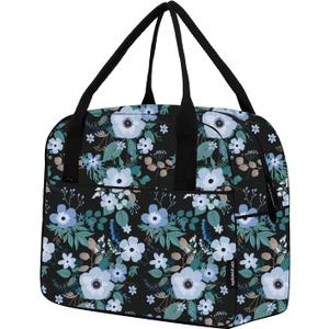 VLM Lunch Bag,Lunch Box for Women Men,Reusable Insulated Lunch Tote,Small Leakproof Cute Lunch Cooler with High Capacity for Work,Picnic,Camping