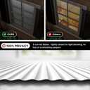 LazBlinds No Drill Cordless Mini Blinds, White 26"x64"