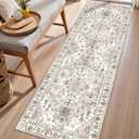 Rug Runners for Hallways Non Slip 2x6, Kitchen Rugs with Rubber Backing, Washable Vintage, Boho Area Rug for Living Room, Low Pile Distressed Rugs Carpet Runners for Bedroom, Entryway, Laundry