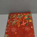 Wonnitar Christmas Entryway Rug 2x3, Red Botanical Kitchen Rug, Non-Slip Washable Small Rug Door Mat Indoor Snowflake Holiday Decor Carpet for Entry Bedroom Bathroom(Christmas Red, 2'x3')