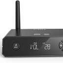 FiiO BR13 HiFi Bluetooth 5.1 Music Receiver Long Range Bluetooth Adapter with USB DAC, LDAC/aptX Low Latency, OLED Display & RCA Optical Coaxial Output for Home Stereo, PC/TV