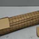 UNISHADES Cordless Bamboo Roman Shades for Windows, Blinds Size (26.5" W 48" H) Colour (Highfield Teak)