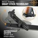Rush Creek Creations Adjustable Metal 2-Gun Wall Rack Wall Mounted Rifle & Shotgun Storage Organizer