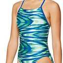 Speedo Womens Swimsuit One Piece Prolt Cross Back Printed Adult Team ColorsOne Piece Swimsuit, Size 30